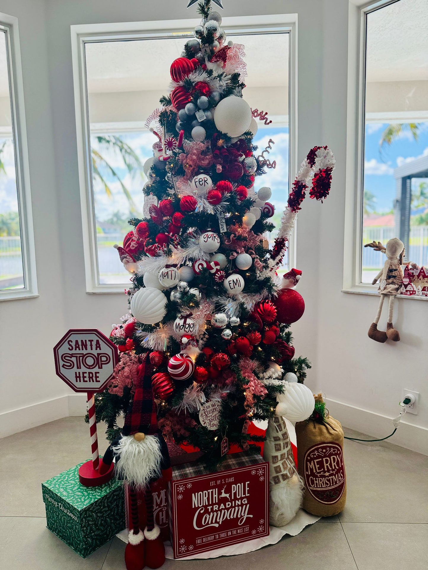 White Christmas Ornament