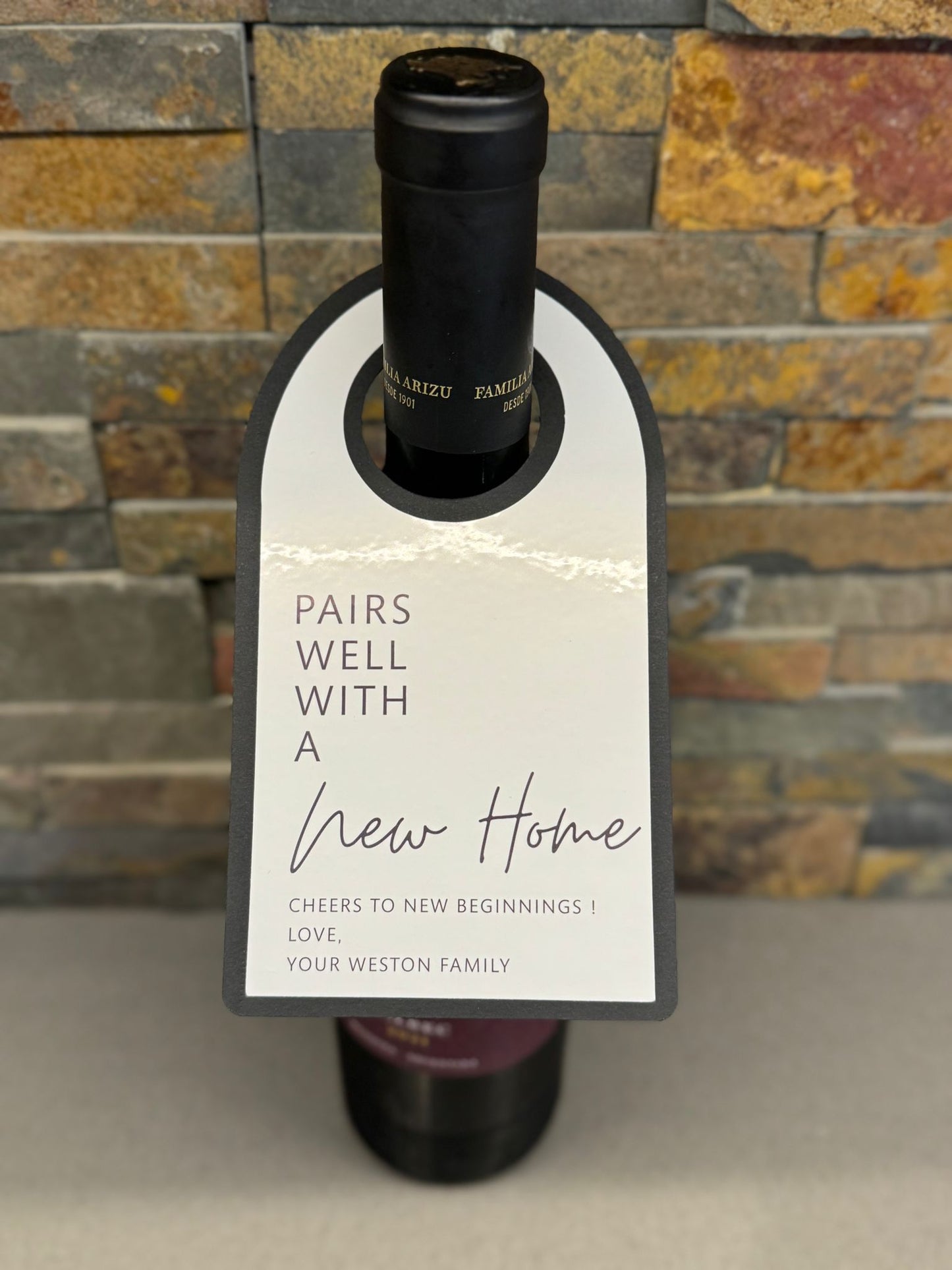 Wine Gift bottle tag